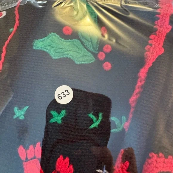 Nutcracker | Vintage Holiday Appliqué and Embroidery Cardigan | Medium - Picture 9 of 9